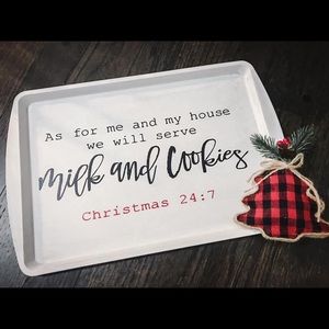 Christmas cookie tray